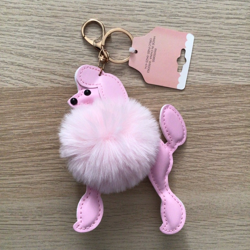 Willow & Ruby Pink Dog Bag Charm/Key Fob